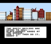 une photo d'Ã©cran de Hammerin Harry sur Nintendo Nes